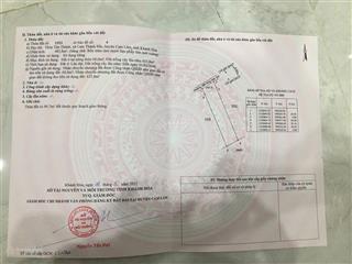 Bán đất tại cam thành bắc, cam lâm, khánh hòa, 9.2triệu / m2, 485m2 bao đẹp giá tốt.  0798 347 ***