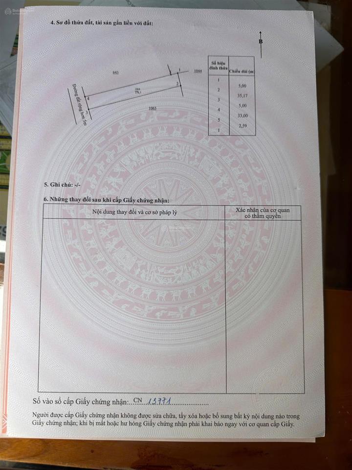 Chính chủ cần ra nhanh đất ở khu dân cư cam thành bắc.  079834762)