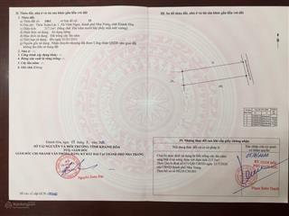 Bán lô đất thổ cư 100% 217m2 giá 2 tỷ 850tr gần ubnd phường tây nha trang ( vĩnh ngọc cũ )