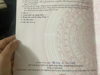 Bán đất vĩnh thái. đường núi cấm1 79m2 giá 2.9 tỷ ngang 6m mặt tiền đường