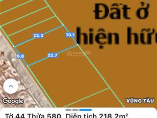 Bán đất mặt tiền đường hàng điều, tp. vũng tàu gần đường 304 xây tự do, giá đầu tư giá chỉ 80tr/m2