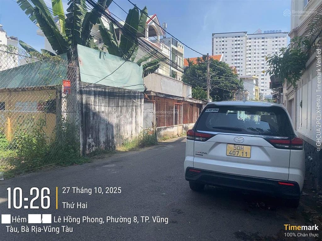 Còn sót duy nhất 2 lô đất đẹp xây biệt thự đường rộng 6m gần biển thuỳ vân bãi sau chỉ 75tr/m2