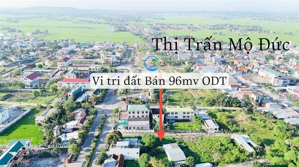 Trung tâm thị trấn mộ đức ngay hành chinh của huyện giá chỉ 645 cực rẻ 6x16m