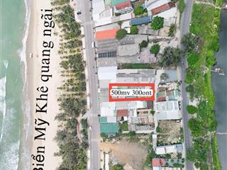 View biển mỹ khê 500m cạnh bên khach sạn mỹ khê khach sạn 7 tầng vi tria dẹp