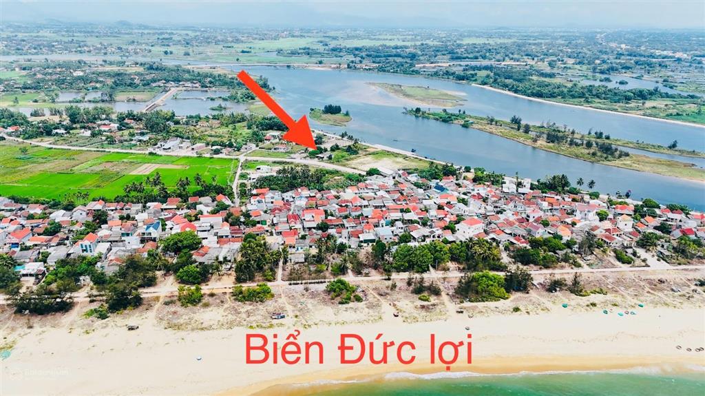 Siêu phẩm mặt sông bên cạnh biển! đường 12m vị trí khá đẹp đất khá rẻ giá ngợp 11m mặt tiền 2 sổ