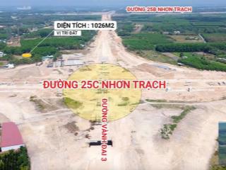 Cần bán thửa đất thổ vườn mặt tiền đường vành đai 3 nhơn trạch, đang thi công