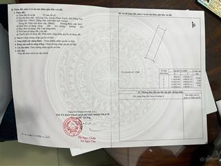 Cần bán nhanh nền đất mặt tiền đường lê hồng phong thuộc dự án hud nhơn trạch