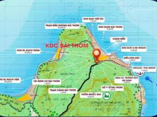 Cần bán gấp lô tái định cư bãi thơm, phú quốc, diện tích 138m2, giá 1,2 tỷ (có thương lượng)