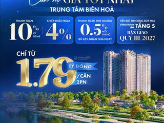 Căn hộ fresia riverside giá tốt nhất từ cđt 1.79 tỷ cho căn 2pn