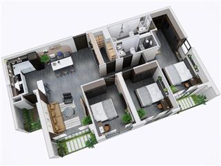 Bán tầng đẹp 3pn hướng mát, kí hđmb cđt, vào ở ngay được, full nội thất liền tường cc