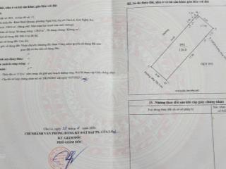 Bán lô góc đất đẹp cửa lò 128 m2 đường mai thị lựu rộng rãi chỉ 2 tỷ 280 triệu có bớt