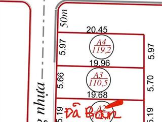 Bán đất nghi phong gần đường 72m giá chỉ từ 1 tỷ 350 triệu đường nhựa cụt