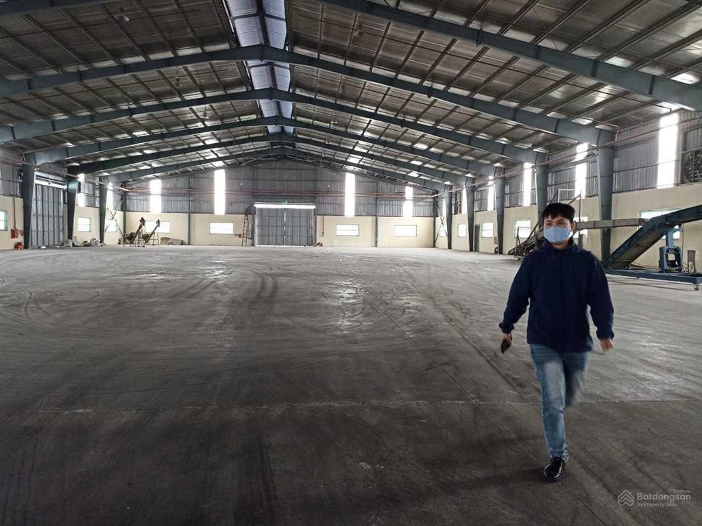 Cho thuê kho xưởng mới khu văn giang dt 20.000m2 giá tốt có nghiệm thu pccc