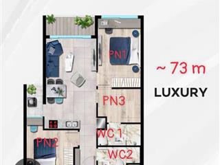 Bán gấp căn hộ 3 pn luxury 73 m2 the sóng vũng tàu 3,1 tỷ thuỷ võ  0901 681 ***