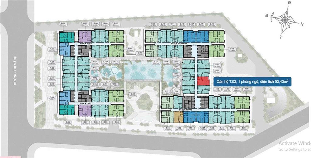 Căn hộ 1pn view biển, cắt lỗ 100tr vũng tàu pearl,  host thủy 0901 681 ***