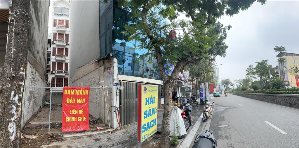Bán đất mặt phố duy nhất 641 lạc long quân, gần quận ủy tây hồ và quảng trường 2 con rồng