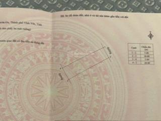 Bán đất nền dự án khu đô thị bắc đầm vạc, vĩnh yên, 45,5 triệu / m2,dt 108 m2, sổ đỏ. 0986 797 ***