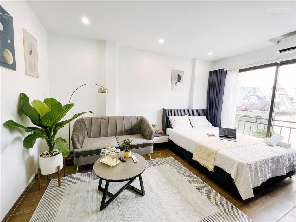 Cho thuê căn hộ 1pn tại ba đình, giá chỉ (8tr/th), nội thất mới, hiện đại, có ban công thoáng