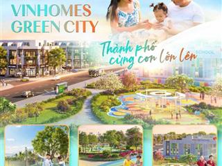 Giỏ hàng độc quyền vinhomes green city còn 1 căn phố trung hoa, trả trước 694triệu nhận nhà