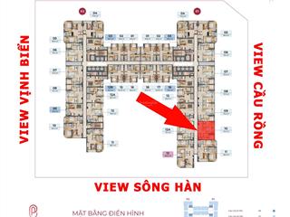 Căn 10 tòa p1 cc peninsula đà nẵng, giá thỏa thuận, 71,7m2, 2pn, 2wc, view đẹp