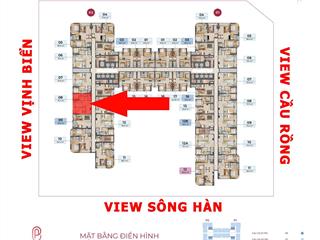 Căn 08 tòa p2 cc peninsula đà nẵng, giá thỏa thuận, 71,7m2, 2pn, 2wc, view đẹp