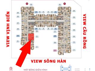 Căn 12 tòa p2 cc peninsula đà nẵng, giá thỏa thuận, 76m2, 2pn, 2wc, view đẹp