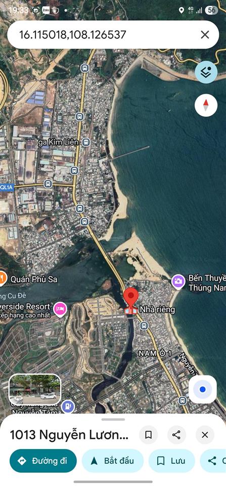 Cần bán mặt tiền đường nguyễn lương bằng gần biển view sông cu đê, liên chiểu