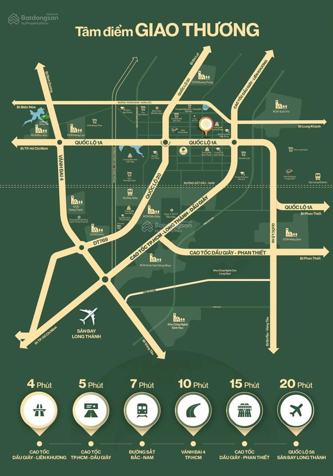 Đầu tư đất dầu giây 100m², sổ riêng, gần cao tốc giá chỉ 19.5tr/m²