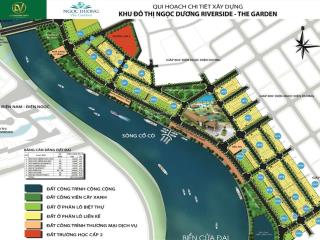 Chào bán biệt thự mặt sông cổ cò tại ngọc dương riverside, 30 triệu / m2, 377 m2, mặt tiền 15m