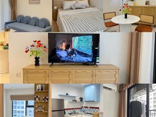 Bán căn hộ 1pn+ 47m2 full nội thất cao cấp, sổ hồng riêng. full giỏ hàng anh chị lựa chọn ở vinhome