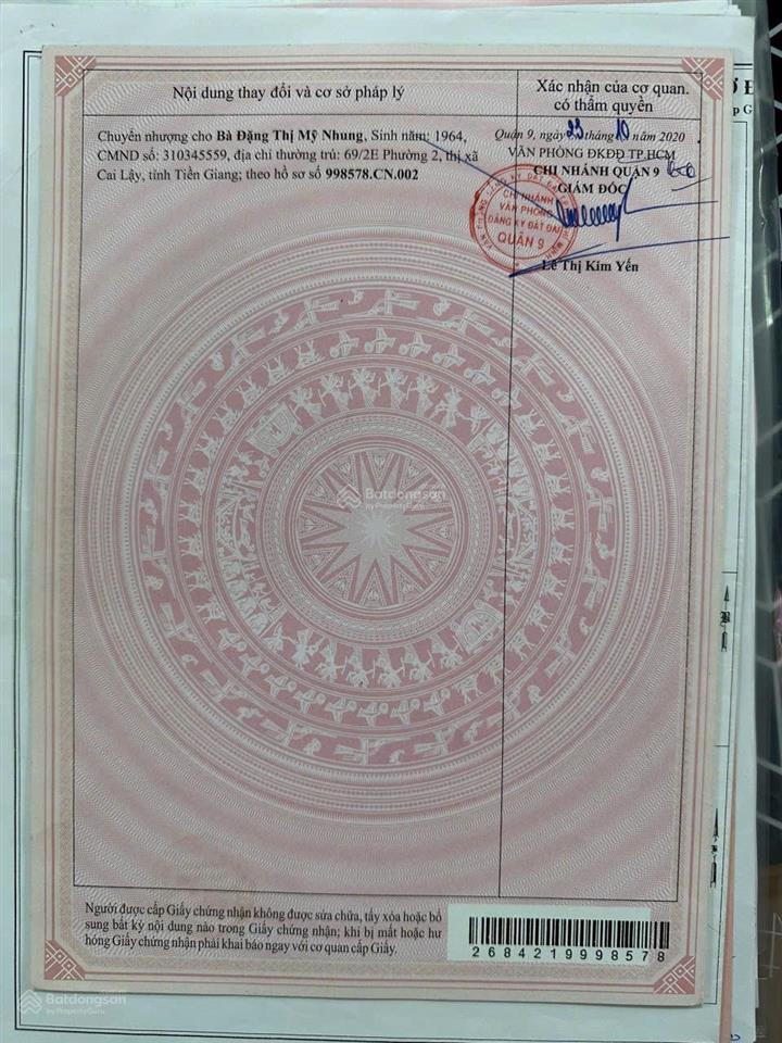 Bán nr 40m2 tại đường 106, tăng nhơn phú a, q9, giá cực chất 3,2 tỷ