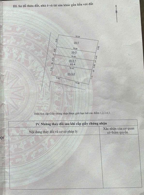83m2 đường thông ô tô rộng 5m mt 4.5m trải nhựa giá chỉ 80tr/1m2