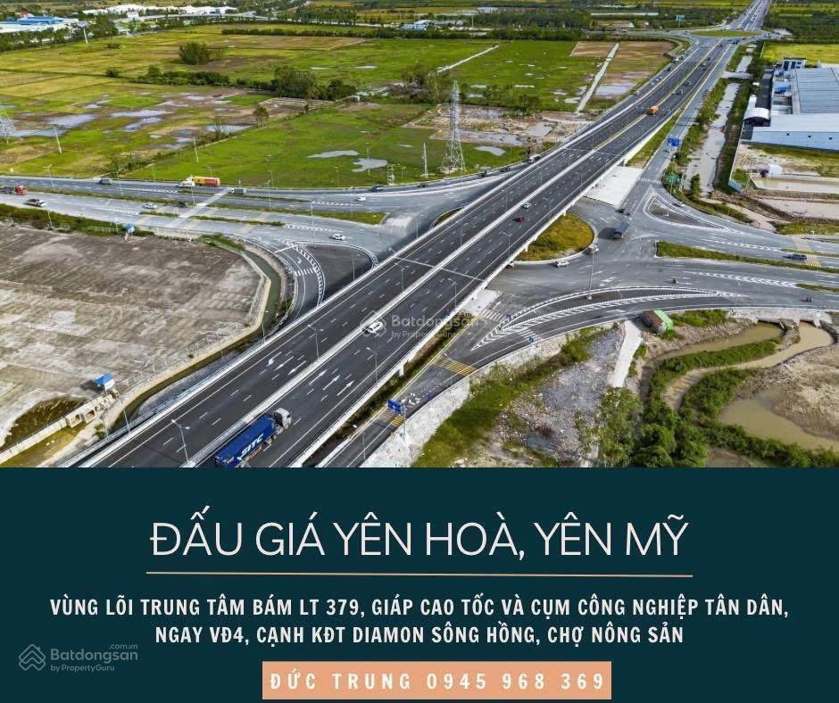 Trục chính đấu giá yên hoà, yên mỹ tuyệt đẹp