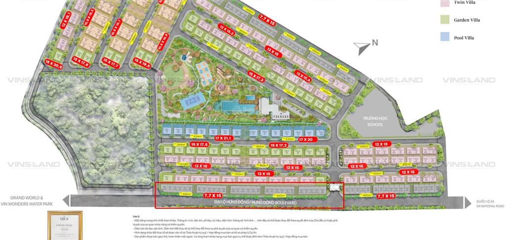Bán căn boutique mặt đường 25m đại lộ hừng đông. dt 115m2 xây 450m2 5 tầng. cạnh tòa văn phòng