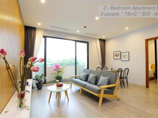 Chính chủ cần cho thuê căn hộ dịch vụ 2 pn 75 m2 , full nội thất, tại hoàng hoa thám giá 14,5 triệu