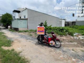 Bán đất mặt tiền hẻm 263 vườn lài gần cầu sắt giá tốt
