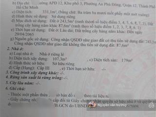Bán nhà cấp 4 mặt tiền an phú đông 12, giá rẻ 8mx41m