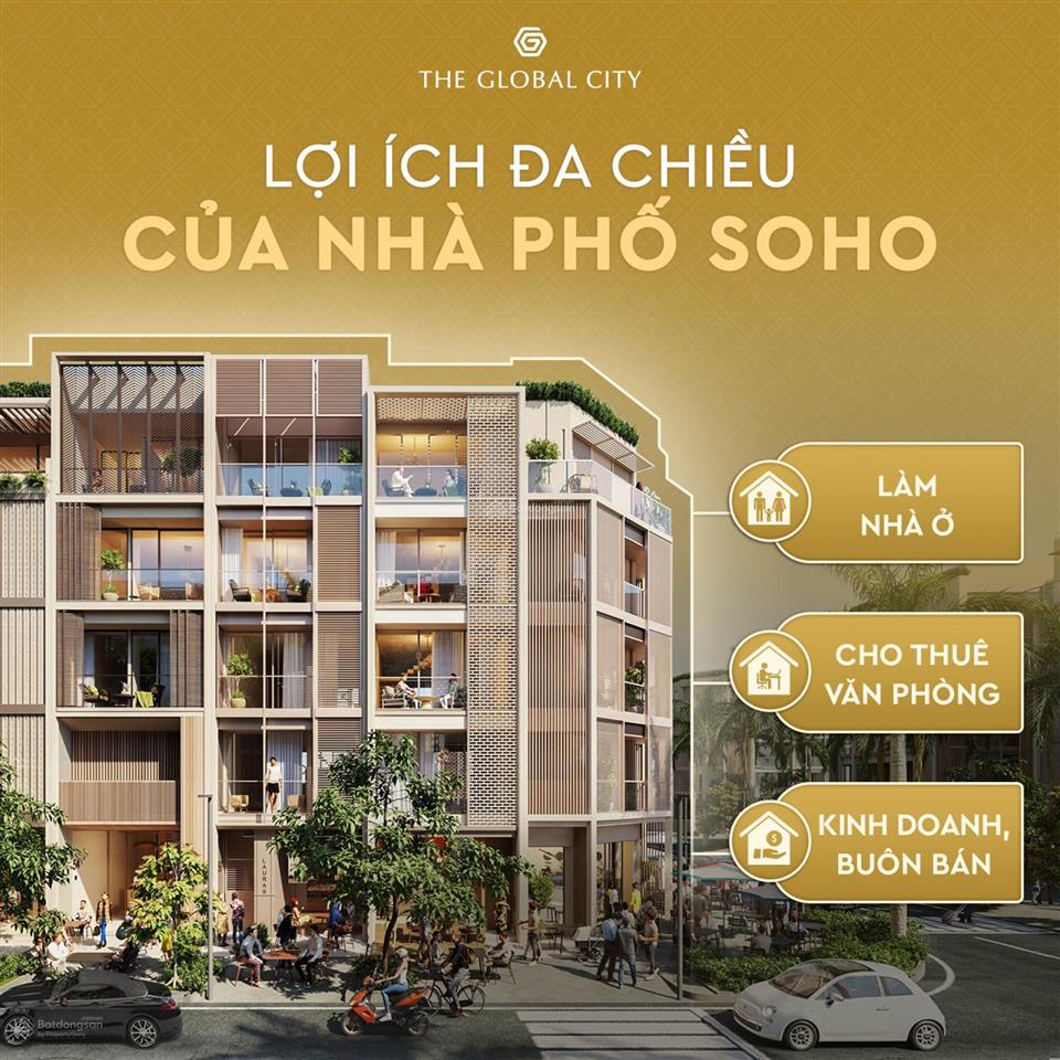 Chính thức nhận booking khu nhà phố soho dự án the global city