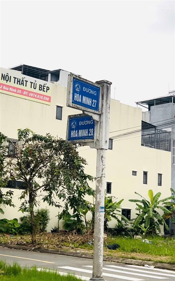 Bán lô đất đường hoà minh 27  khu b phương trang