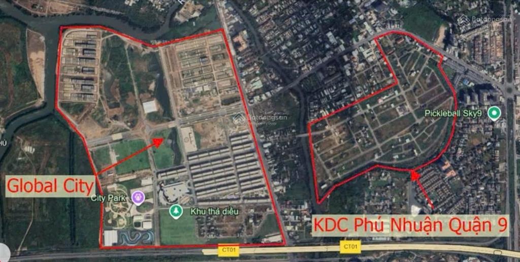 Bán đất nền dự án kdc phú nhuận  phước long b, giá 92tr/m2, 238.5m2