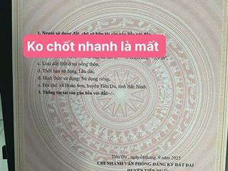 Cần bán nhanh lô tại núi móng hoàn sơn