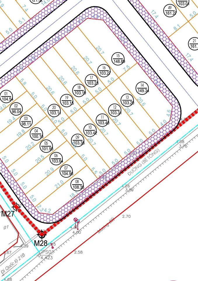 Hiếm! đất đấu giá bám sát trục cienco5 kinh doanh đỉnh cao chỉ nhỉnh 7 tỷ