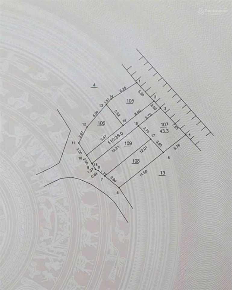 Gia đình cần bán đất thanh cao thanh oai 43.3m2