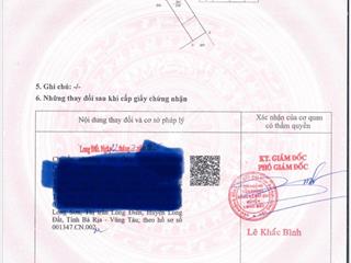 Chính chủ cần bán 150m2 thị trấn phước hải. mặt tiền đường nhựa tim vàng