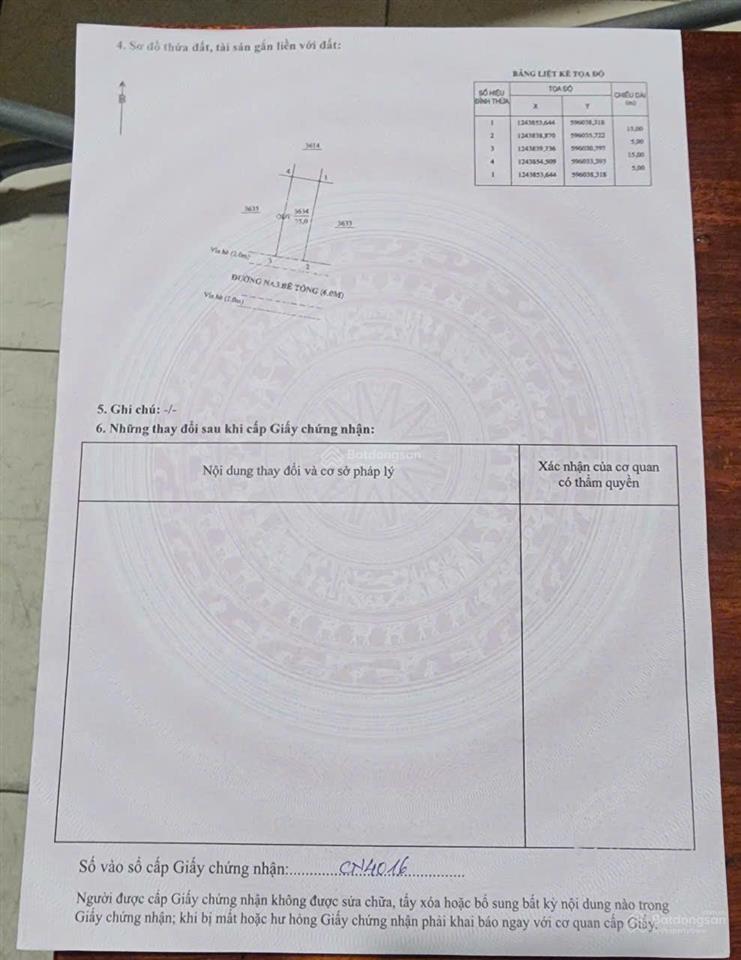 Sau lưng tòa nhà hành chính bàu bàng, dt 75m2 xây dựng tự do, dân cư đông kín