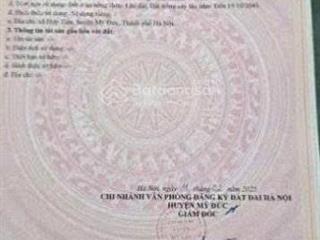 Chính chủ cần bán mảnh đất tại tp hà nội, diện tích 779m2 giá 6.5 tỷ  hàng f0  sẵn sổ