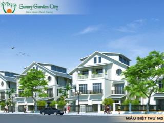 Bán biệt thự đẹp tại sunny garden city, quốc oai, giá thỏa thuận, 180m2, nhiều tiện ích