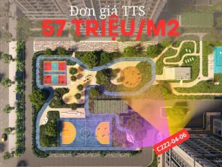 Chỉ 57tr sở hữu căn góc 2n 2vs view công viên bể bơi masteri trinity square vin ocean park 2 61m2