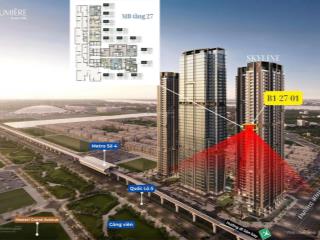Bán căn 2pn masterise lumiere prime hills cổ loa đông anh 63.2m2 ban công đn vay htls 70 7,443 tỷ