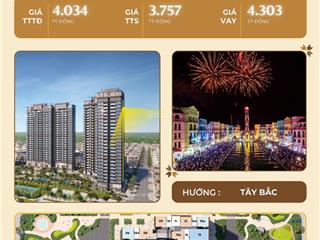 Sở hữu căn hướng tây bắc masteri long biên | 2pn 61,13,x tỷ |  0966 849 ***